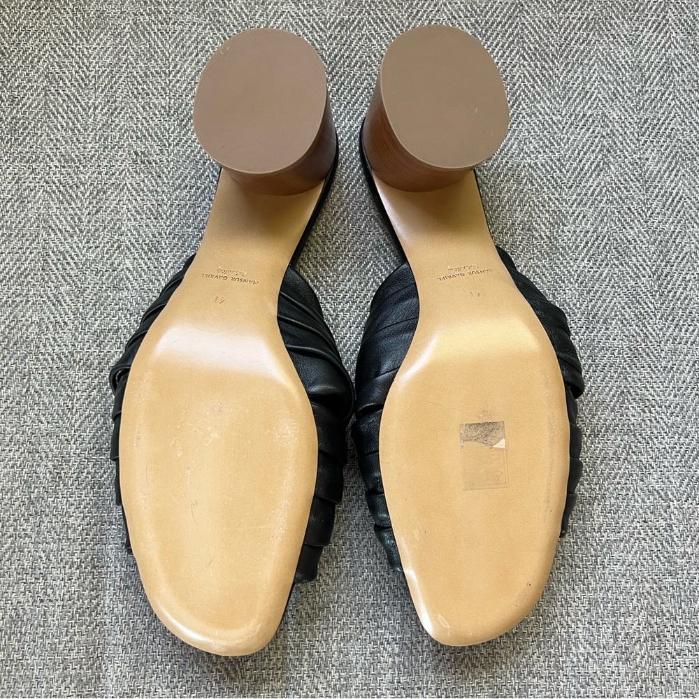 Mansur Gavriel Ruched Open Toe Mule - Picture 3 of 3